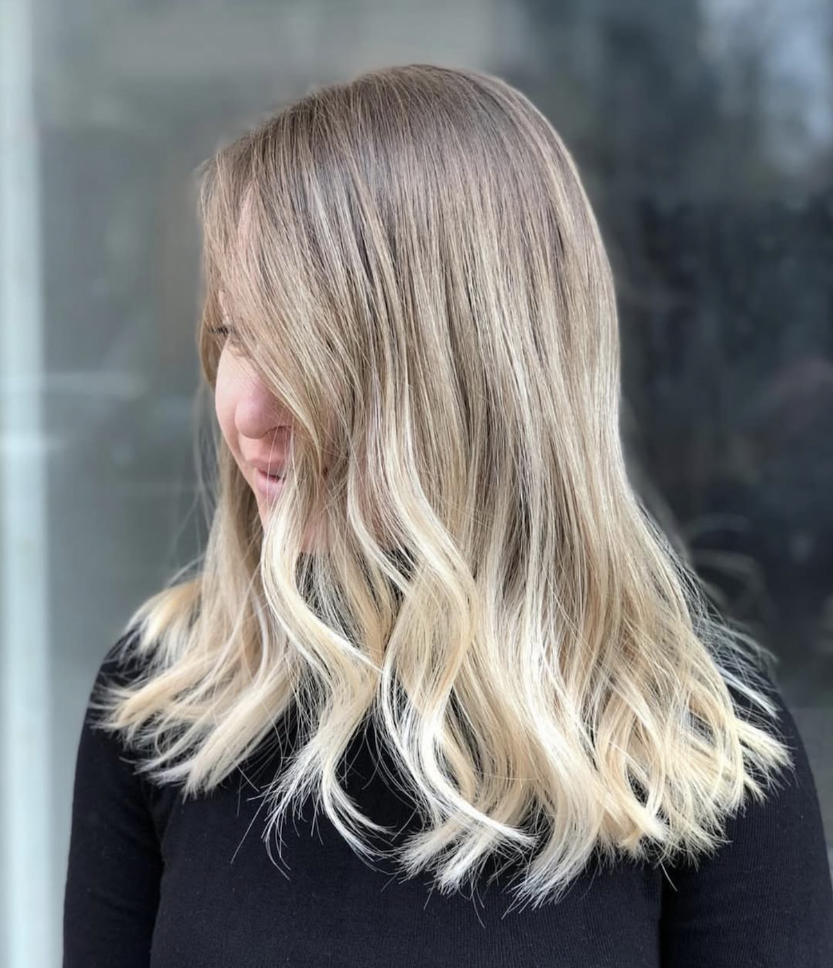 Blonde balayage result