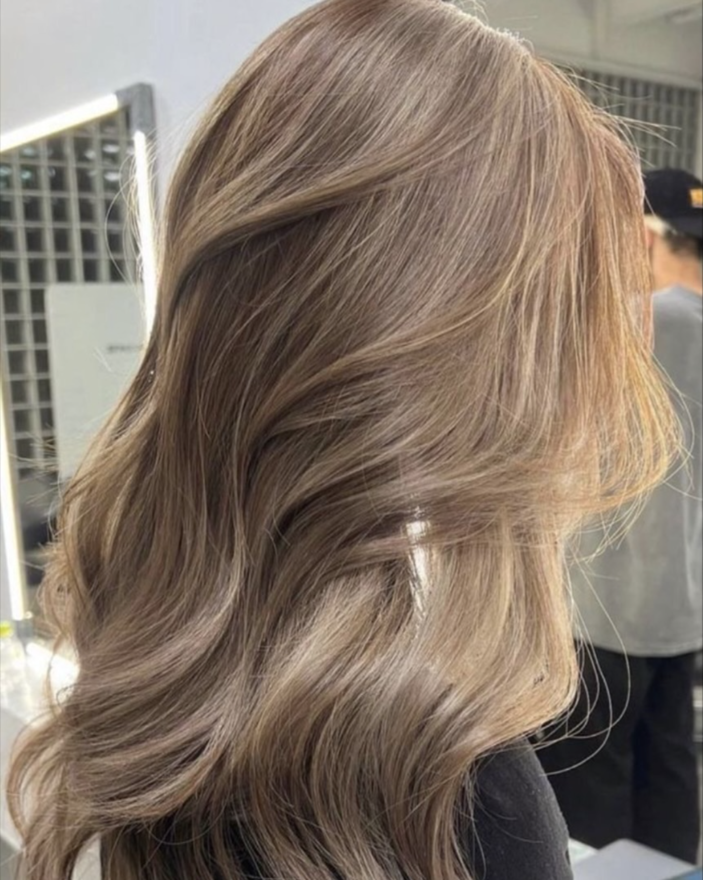 Ash brown balayage